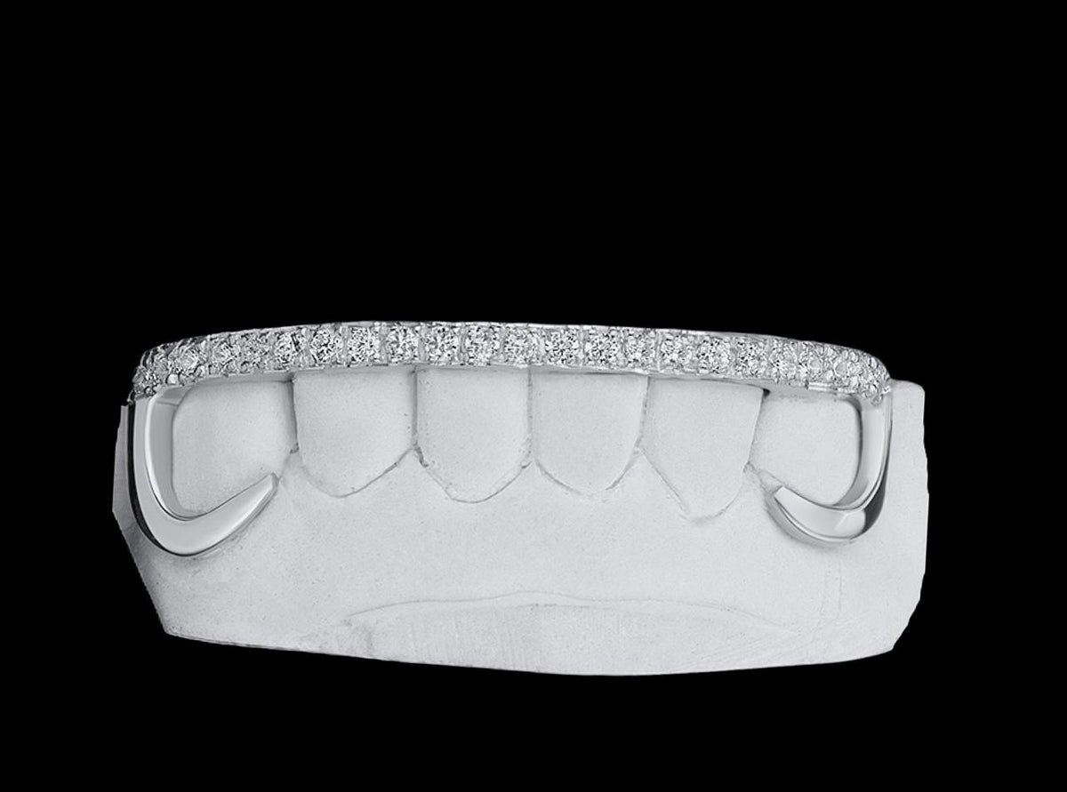 6pc Curve Fang & Diamond Bar